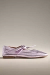 Vicenza Bow Mary Jane Flats In Pink