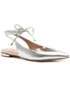 Vicenza Burnie Leather Ankle Wrap In Grey