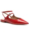 Vicenza Burnie Patent Ankle Wrap In Red