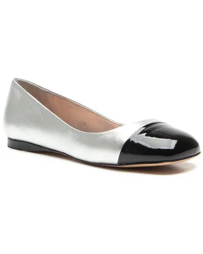 Vicenza Cali Leather Ballerina In Silver