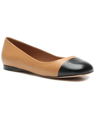 Vicenza Cali Patent Ballerina In Brown