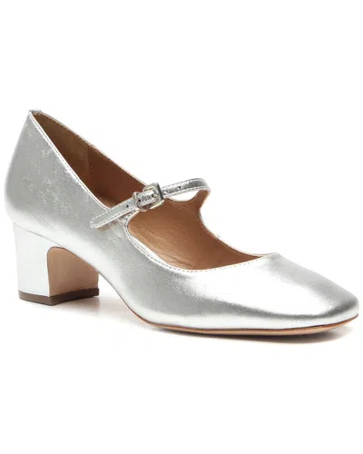 Vicenza Caribe Leather Shoe In Silver
