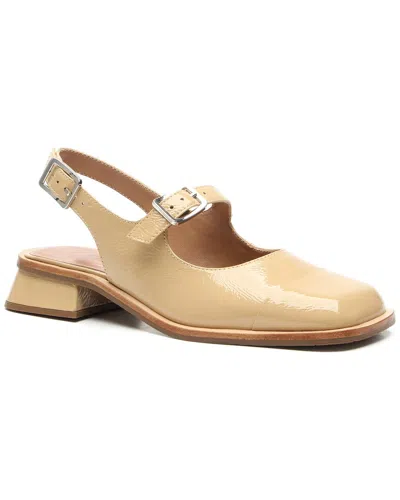 Vicenza Colombia Patent Shoe In Beige