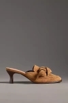 Vicenza Kitten-heel Loafer Mules In Brown