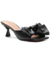 Vicenza Maia Leather Sandal In Black