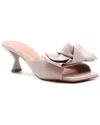 Vicenza Maia Leather Sandal In Grey
