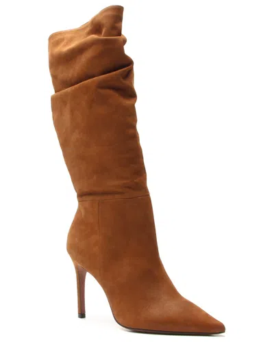 Vicenza Palma Leather Boots In Brown