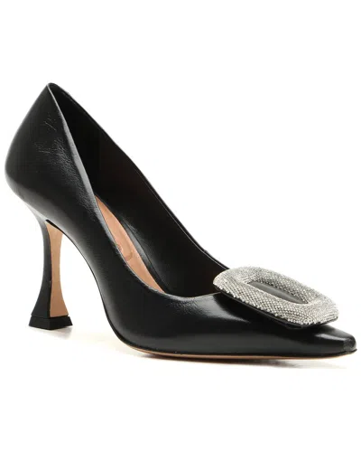 Vicenza Pequim Leather Shoe In Black