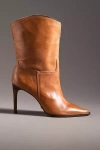 VICENZA POINTED-TOE MID HEELED BOOTS