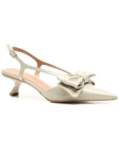 Vicenza Servia Leather Shoe In Neutral