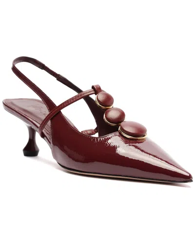 Vicenza Servia Patent Sling-back In Red
