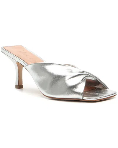 Vicenza Tarso Leather Sandal In Silver