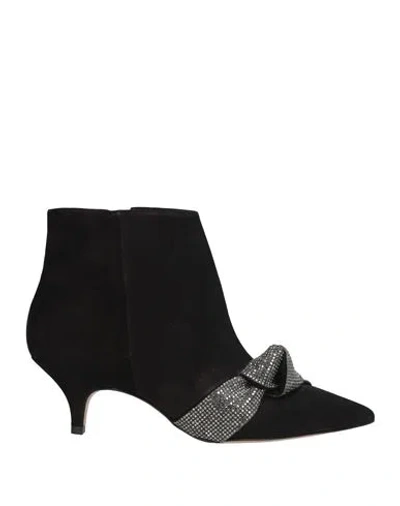 Vicenza ) Woman Ankle Boots Black Size 8 Leather