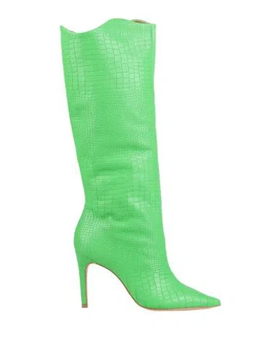 Vicenza ) Woman Boot Green Size 8 Leather