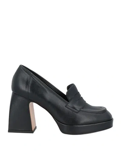 Vicenza ) Woman Loafers Black Size 8 Leather