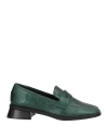 Vicenza ) Woman Loafers Dark Green Size 8 Leather