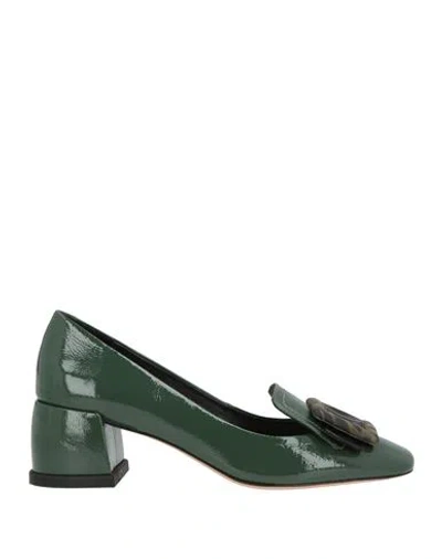 Vicenza ) Woman Loafers Green Size 9 Leather