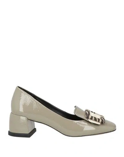Vicenza ) Woman Loafers Grey Size 8 Leather