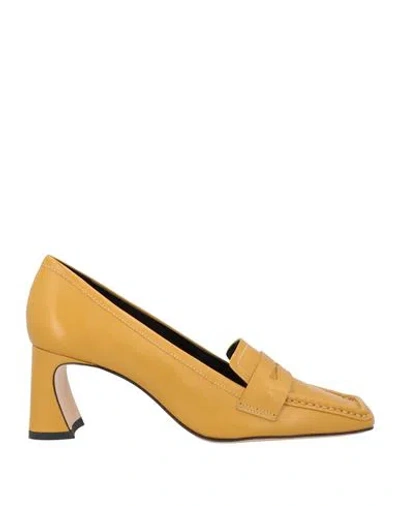 Vicenza ) Woman Loafers Off White Size 8 Leather In Off White
