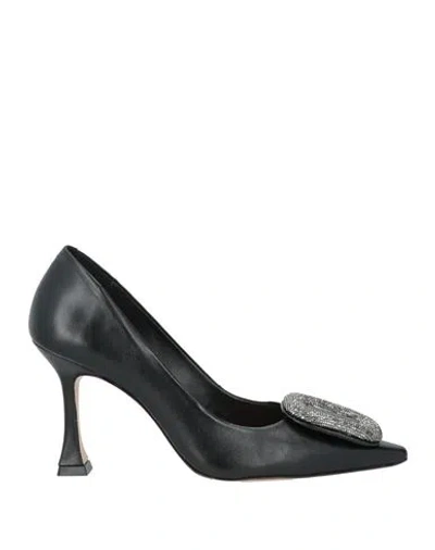 Vicenza ) Woman Pumps Black Size 10 Calfskin