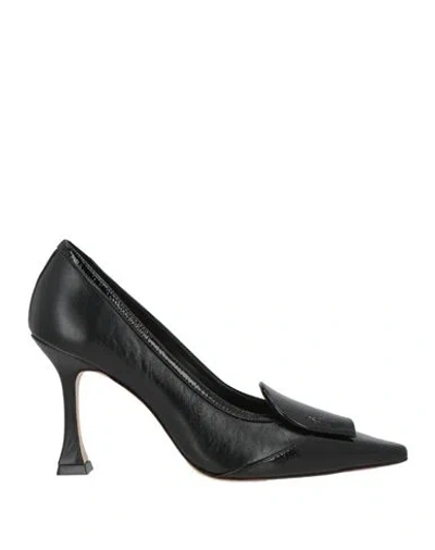 Vicenza ) Woman Pumps Black Size 10 Leather