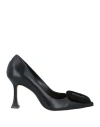 Vicenza ) Woman Pumps Black Size 7 Leather In Black