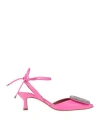 Vicenza ) Woman Pumps Fuchsia Size 6 Soft Leather In Pink