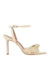 Vicenza ) Woman Sandals Camel Size 10 Leather In Beige