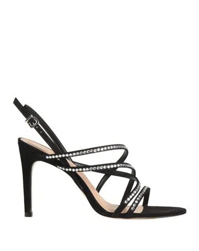 Vicenza ) Woman Sandals Black Size 8 Leather