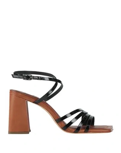 Vicenza ) Woman Sandals Black Size 7 Leather
