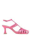 Vicenza ) Woman Sandals Fuchsia Size 8 Leather
