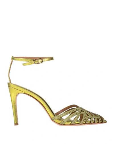 Vicenza ) Woman Sandals Light Green Size 8 Leather
