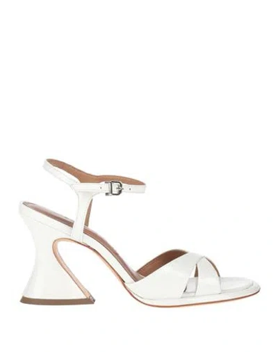 Vicenza ) Woman Sandals White Size 7 Leather In Multi