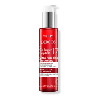 Vichy Dercos Collagen Peptide 17 Ultra Repairing Pre-shampoo Treatment In Transparent
