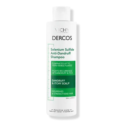 Vichy Dercos Selenium Sulfide Anti-dandruff Shampoo - 6.7 oz