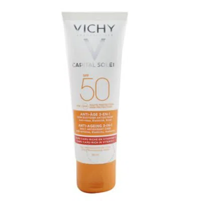 Vichy Ladies Capital Soleil Anti-ageing 3-in-1 Daily Antioxidant Sun Care Spf 50 1.69 oz Skin Care 3 In White