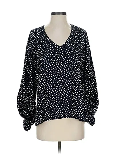 Pre-owned Vici 3/4 Sleeve Blouse In Black