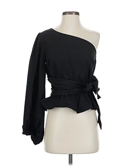 Pre-owned Vici 3/4 Sleeve Blouse In Black