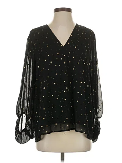 Pre-owned Vici 3/4 Sleeve Blouse In Black