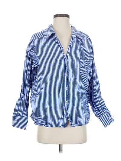 Pre-owned Vici 3/4 Sleeve Blouse In Blue
