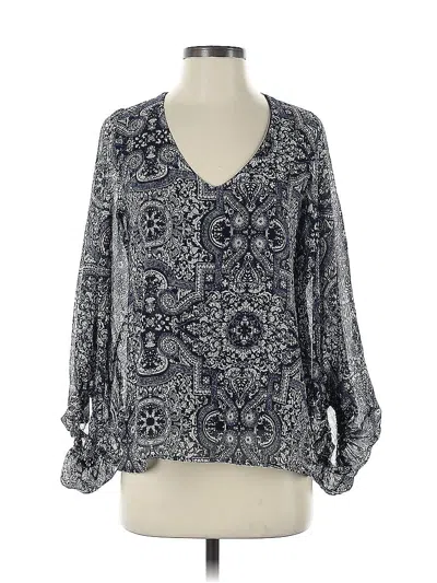 Pre-owned Vici 3/4 Sleeve Blouse In Gray