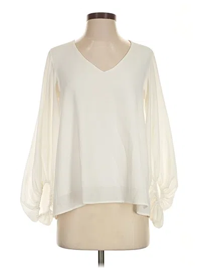 Pre-owned Vici 3/4 Sleeve Blouse In Ivory