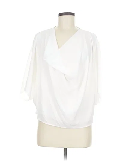 Pre-owned Vici 3/4 Sleeve Blouse In White
