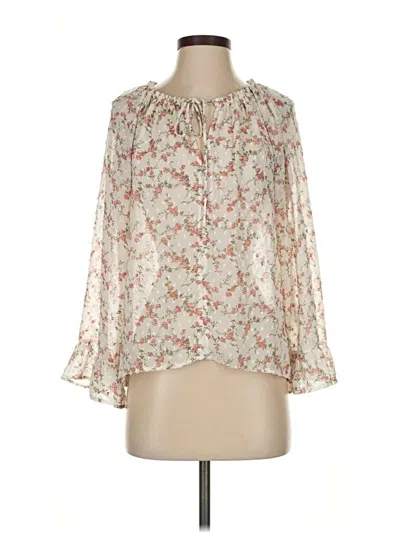 Pre-owned Vici 3/4 Sleeve Blouse In White