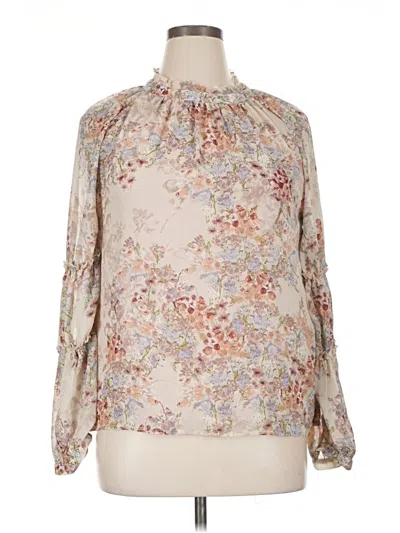 Pre-owned Vici 3/4 Sleeve Blouse In White