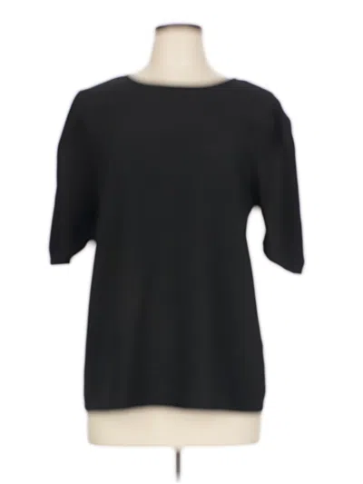 Pre-owned Vici 3/4 Sleeve Top Black Boatneck Tops