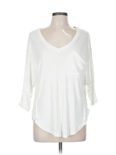 Pre-owned Vici 3/4 Sleeve T-shirt In White
