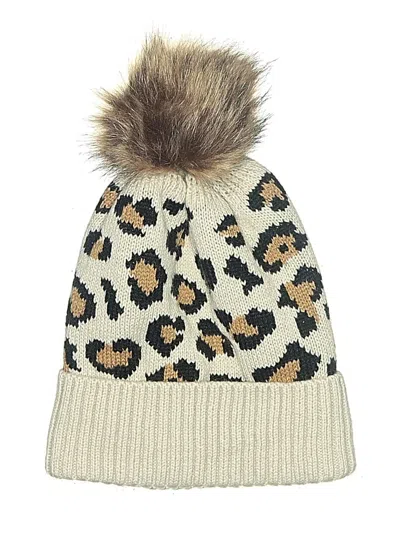 Pre-owned Vici Beanie Hat In White