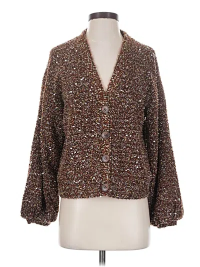 Pre-owned Vici Blazer Jacket In Brown