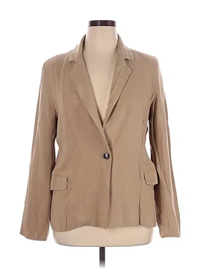 Pre-owned Vici Blazer Jacket In Tan